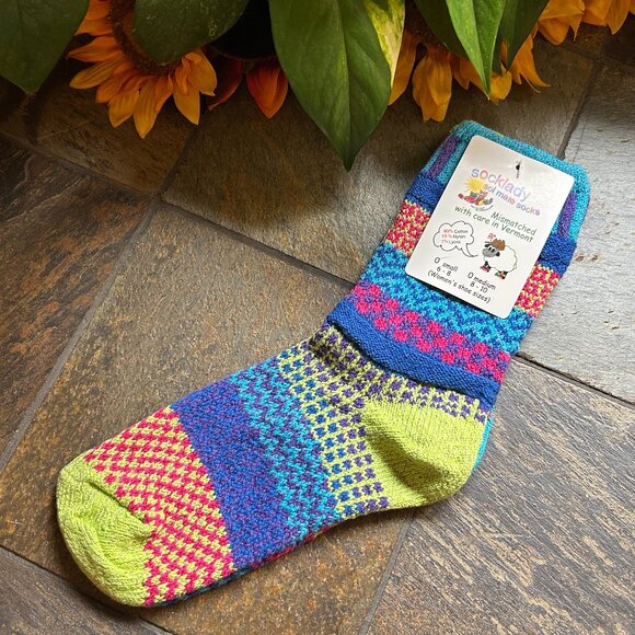 Socklady Sol Mate Hand-Knit Socks in "Bluebell" NWT - Picture 3 of 10